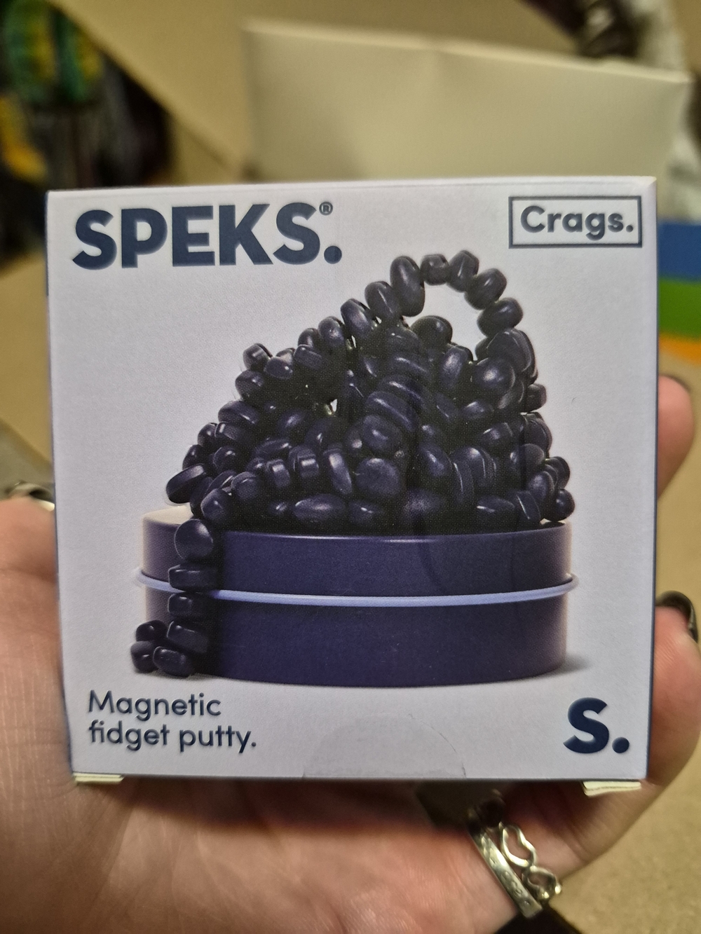 Crags Speks Magnetic Fidget Putty - Indigo